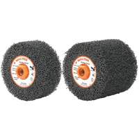 Tambours FX Flex, 4-1/4" dia. x 2" la, 5/8"-11 Arbre, Grain Flex, gros Nia-Chem Ltd.