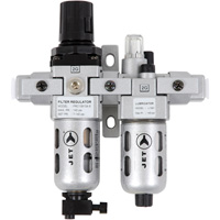 AFRLCM14 2-Piece Miniature Air Filter, Regulator & Lubricator, 1/4" NPT Nia-Chem Ltd.