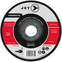 A36T Powerplus Cut-Off Wheel, 4-1/2" x 3/32", 7/8" Arbor, Type T27, 13300 RPM Nia-Chem Ltd.