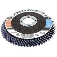 PowerBlend FLX Flexible Flap Disc, 4-1/2" x 7/8", Type 27, Z60 Grit, Zirconia Alumina Nia-Chem Ltd.