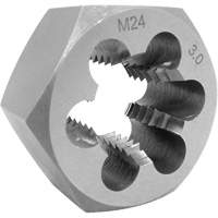 Fraise hexagonale m&eacute;trique, dia. 1", Filet de 10 mm-1, Acier alli&eacute; Nia-Chem Ltd.