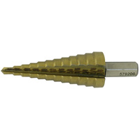 JET-KUT&reg; Super Premium M35 Step Drill, 3/16" - 7/8" , 1/16" Increments, High Speed Steel Nia-Chem Ltd.