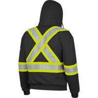 337SF Flame-Resistant Zip Style Hoodie, Men's, Small, Black, 22 cal/cm² Nia-Chem Ltd.