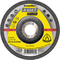 A 624 T Supra Kronenflex&reg; Grinding Disc, 5" x 1/4", 7/8" Arbor Nia-Chem Ltd.
