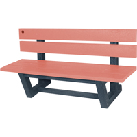 Bancs de parc d'ext&eacute;rieur, Plastique recycl&eacute;, 60" lo x 22-13/16" la x 29-13/16" h, S&eacute;quoia Nia-Chem Ltd.