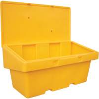 Salt Sand Container SOS, With Hasp, 72" x 36" x 36", 36 cu. Ft., Yellow Nia-Chem Ltd.