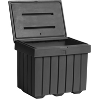 Economy Salt Sand Storage Container, 32" x 23" x 27-1/2", 10 cu. Ft., Grey Nia-Chem Ltd.