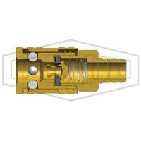 M-Series ARO Pneumatic Manual Coupler, 1/4" Nia-Chem Ltd.