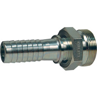 Boss Spud x Hose Shank, Steel, 2" Nia-Chem Ltd.