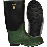 Journeyman&reg; Boots, Rubber, Steel Toe, Size 8, Puncture Resistant Sole Nia-Chem Ltd.
