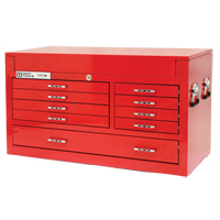 Coffre sup&eacute;rieur de s&eacute;rie PRO+, 42" la, 9 tiroirs, Rouge Nia-Chem Ltd.