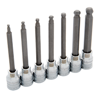 Long SAE Ball-Nose Socket Set, 7 Pcs Nia-Chem Ltd.