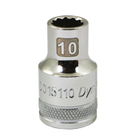 Douille m&eacute;trique, 10 mm, Prise 1/2", 12 pans Nia-Chem Ltd.
