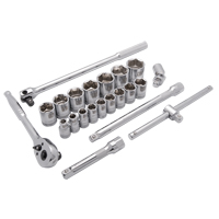 SAE Socket Set, 22 Pcs, 1/2" Drive Size Nia-Chem Ltd.