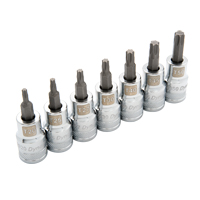 Standard Length Socket Set, Torx&reg;, 1/2" Drive, 7 Pcs Nia-Chem Ltd.