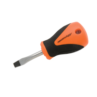 Tournevis court pour &eacute;crous &agrave; fente, Tige de 1/4", Ronde, 3-3/4" lo, Prise en Coussin&eacute;e Nia-Chem Ltd.