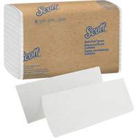 Scott<sup>®</sup> Essential Multi-Fold Paper Towels, 1 Ply, 9-2/5" L x 9-1/5" W, 250 /Pack NJI996 | Nia-Chem Ltd.