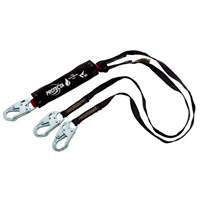 PRO Shock-Absorbing Lanyard, 6', Snap Hook Center, Snap Hook Leg Ends, Kevlar&reg; Nia-Chem Ltd.