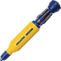 Tournevis multi embouts en acier inoxydable Original 15-en-1, 8-37/50" lo, Prise Textur&eacute; Nia-Chem Ltd.