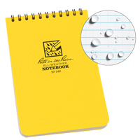 Pocket Top-Spiral Notebook, Soft Cover, Yellow, 100 Pages, 4" W x 6" L Nia-Chem Ltd.