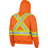 338SF Flame-Resistant Zip Style Hoodie, Men's, X-Large, High Visibility Orange, 22 cal/cm² Nia-Chem Ltd.