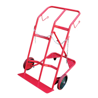 Cylinder Cart, Mold-on Rubber Wheels, 25-1/2"W x 7"L Base, 350 lbs. Nia-Chem Ltd.