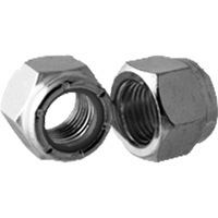 NTU Thin Heavy Series Locknut Nylon Insert, 3/4"-10 Dia., Zinc Plated Nia-Chem Ltd.