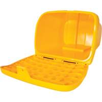 Salt & Sand Storage Bins, With Hasp, 21" x 27" x 26", 4.24 cu. ft., Yellow Nia-Chem Ltd.