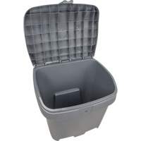 Salt & Sand Storage Bins, With Hasp, 21" x 27" x 26", 4.24 cu. ft., Grey Nia-Chem Ltd.