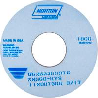 Tool Room Wheel, Type 01, Ceramic Alumina, 14" x 1" Nia-Chem Ltd.