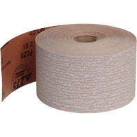 Rouleau de papier abrasif PSA sans chargement, Oxyde d'aluminium, 2-3/4" la x 135' lo, Grain 220 Nia-Chem Ltd.