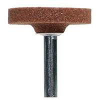 Vitrified Bond Mounted Points, W235, Aluminum Oxide, 1-1/2" Dia., 1/4" L, 60 Grit Nia-Chem Ltd.
