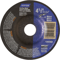 Depressed Centre Metal Grinding Wheels, 4-1/2" x 1/4", 7/8" Arbor, Aluminum Oxide, Type 27 Nia-Chem Ltd.