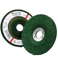 Meule &agrave; moyeu d&eacute;port&eacute; Green Corps, 4-1/2" x 1/4", Arbre 7/8", Oxyde d'aluminium, Type 27 Nia-Chem Ltd.