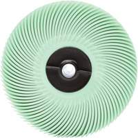 Scotch-Brite Radial Bristle Disc, Aluminum Oxide, 1 Micron Grit, 3" Dia. Nia-Chem Ltd.