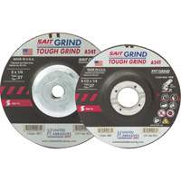 Meule A24T Tough Grind, 5" x 1/4", Arbre 7/8", Oxyde d'aluminium, Type 27 Nia-Chem Ltd.