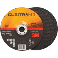Meules &agrave; moyeu d&eacute;port&eacute; Cubitron II, 4" x 1/4", Arbre 3/8", Type 27 Nia-Chem Ltd.