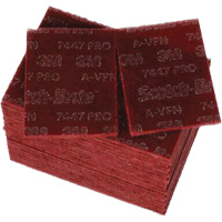 Scotch-Brite 7447 Hand Pads, Aluminum Oxide, 9" x 6", Very Fine Grit Nia-Chem Ltd.
