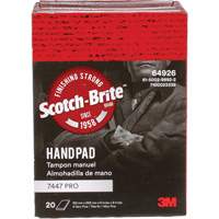Scotch-Brite 7447 Hand Pads, Aluminum Oxide, 9" x 6", Very Fine Grit Nia-Chem Ltd.