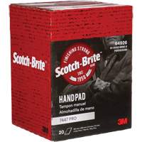 Scotch-Brite 7447 Hand Pads, Aluminum Oxide, 9" x 6", Very Fine Grit Nia-Chem Ltd.