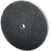Meule unitaris&eacute;e EXL Scotch-Brite, 3" x 1/4", Arbre de 1/4", Grain de Fin, Carbure de silicium Nia-Chem Ltd.