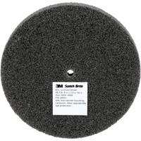 Meule unitaris&eacute;e EXL Scotch-Brite, 5" x 1/2", Arbre de 1/4", Grain de Fin, Carbure de silicium Nia-Chem Ltd.
