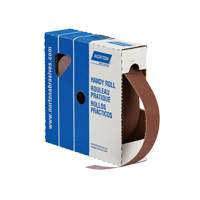 Rouleau de feuille &agrave; poncer pratique, Oxyde d'aluminium, 3" la x 150' lo, Grain P80 Nia-Chem Ltd.