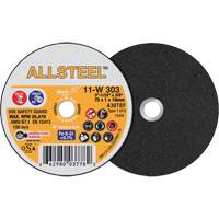 AllSteel Mini Cut-Off Wheel, 3" x 1/32", 3/8" Arbor, Type 1, Aluminum Oxide, 25470 RPM Nia-Chem Ltd.