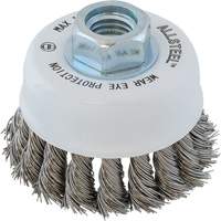Brosse m&eacute;tallique AllSteel, 3" dia. x 5/8"-11 arbre Nia-Chem Ltd.