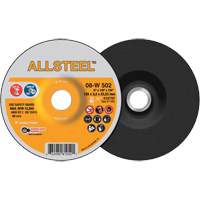 AllSteel Grinding Wheel, 5" x 1/8", 7/8" Arbor, Aluminum Oxide, Type 27 Nia-Chem Ltd.