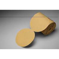 Disque abrasif dor&eacute; en rouleau de papier Stikit, 6" dia., Grain P150, Oxyde d'aluminium Nia-Chem Ltd.