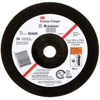 Meule &agrave; moyeu d&eacute;port&eacute; Green Corps, 7" x 1/8", Arbre 7/8", C&eacute;ramique, Type 27 Nia-Chem Ltd.