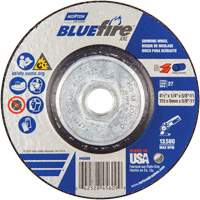 BlueFire&reg; XXL Grinding Wheel, 4-1/2" x 1/4", 5/8" Arbor, Ceramic Alumina, Type 27 Nia-Chem Ltd.