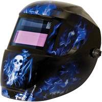 Carrera ArcOne&reg; Hood, 2" L x 3" W View Area, 9 - 13 Shade Range, Blue Nia-Chem Ltd.